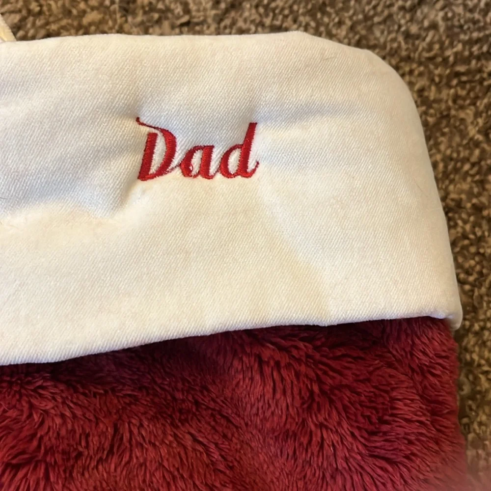 Pottery Barn Dad Stocking